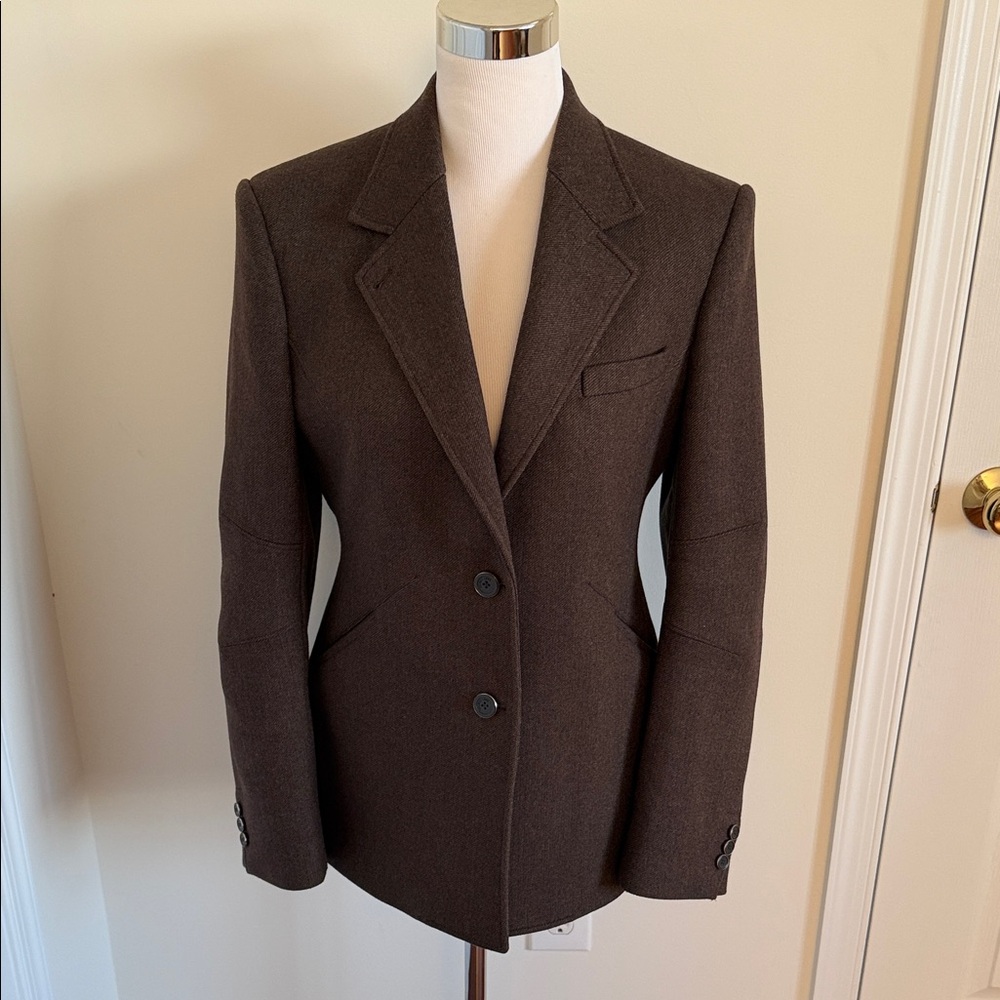 Women’s Helmut Lang Dark Brown Women's Blazer. Size 4